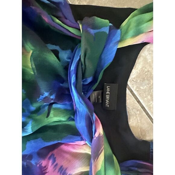 Lane Bryant 16 Printed Mini Shift Dress - Picture 2 of 5